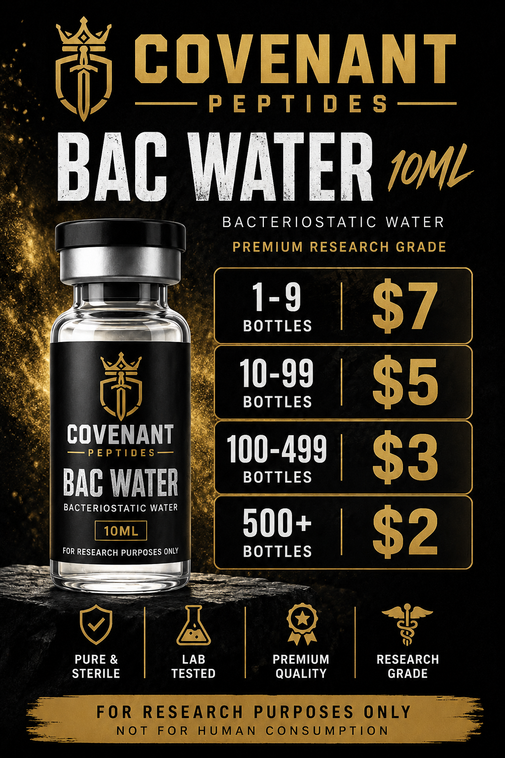 Bacteriostatic Water 10ml